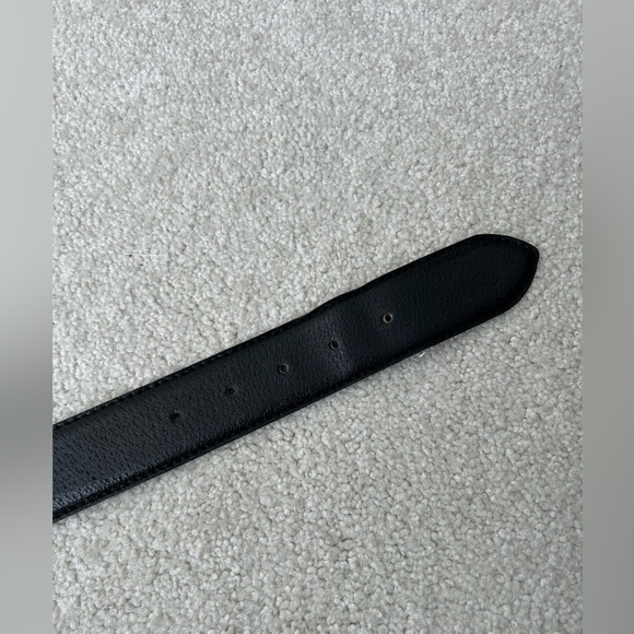 Maxmara Black Leather waist  Belt - Picture 8 of 12